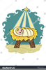 Baby Jesus In Manger Clipart Free Image