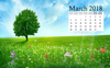 March Calendar Wallpaper Image