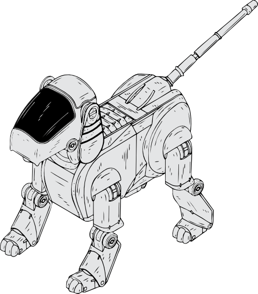 Robot Dog Clip Art at Clker.com - vector clip art online, royalty free &  public domain