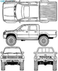 Auto Outline Suv Truck Van Clipart Graphic Image