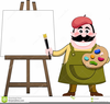 French Painter Clipart Image