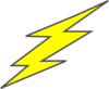 Straight Flash Bolt Clip Art