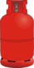 Red European Gas Tank Clip Art