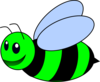 Green Bee Clip Art