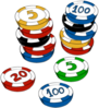 Casino Chips  Clip Art