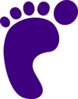 Purple Left Clip Art