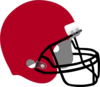 Crimson Football Helmet Clip Art