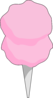 Light Pink Cotton Candy Clip Art