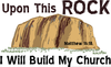 Religious Solid Rock Clipart Image
