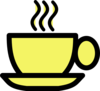 Yellow Tea Cup Clip Art