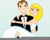Western Bride And Groom Clipart Image