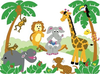 Free Printable Baby Jungle Animal Clipart Image