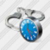 Icon Handcuffs Clock Image