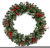 Christmas Garlands Wreaths Clipart Image