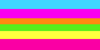 Neon Stripes Colorful Design Image