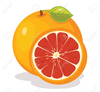 Orange And Grapefruit Clipart Image