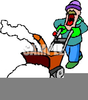 Man With Snowblower Clipart Image