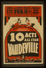 Federal Theatre Project Presents 10 Acts All Star Vaudeville Image