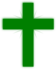 Green-cross-th Clip Art