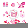 Free Pink Baby Feet Clipart Image