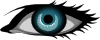 Blue Eye Clip Art