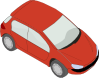Red Peugeot Clip Art