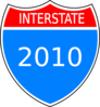 Interstate 2010 Clip Art