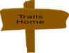 Trail Sign, From Box Canyon Trail Sign Clip Art
