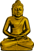 Golden Buddha Clip Art