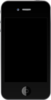 Black Iphone4, No Glare Clip Art
