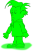 Green Dude Elf Clip Art
