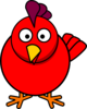 Red Chick Clip Art
