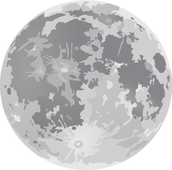 Light Full Moon Clip Art at  - vector clip art online