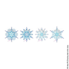 Snowflake Silhouette Clipart Image
