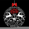 Black And White Christmas Star Clipart Image