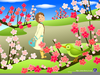 Animated Spring Flowers Clipart Image