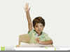 Free Clipart Child Raising Their Hand Image