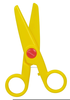 Childrens Scissors Clipart Image