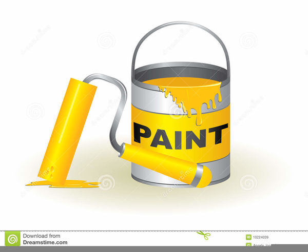 paint pot clipart