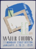 Federal Art Exhibition Wpa Water Colors. Clip Art