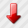 Icon Arrow Down Red 5 Image