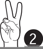 Number Clipart Black And White Image