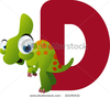 Stock Vector Vector Alphabet D Is For Dinosaur Image