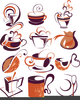 Clipart Of Flowers And Coffee Image