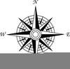 Compass Points Indicator Clipart Image