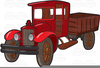 Antique Delivery Truck Clipart Image
