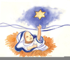 Baby Clipart In Jesus Manger Image