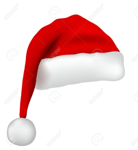 Clipart Cappello Babbo Natale | Free Images at Clker.com - vector clip art  online, royalty free & public domain
