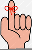 Free Clipart String Around Finger Image