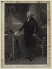 George Washington Standing Beside Desk Image